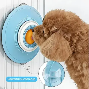 Interactive Pet Treat Hiding Toy Slow Feeder Lick Mat Anti Spill Food Puzzle Bowl for Cats and Dogs Self Play Boredom Relief Feeding Toy