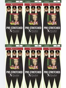 Outre X-Pression Pre-Stretched Braid - ULTRA BRAID 3X 32" (6 Pack Deal!)