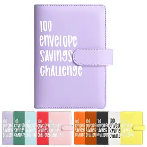 100 Envelope Challenge Loose Leaf Couple Savings Challenge Binder Budget Binder with Envelopes Money Saving Binder Cash Wallet Envelope Budget Book