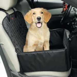 Car Front Seat Cover for Dogs, Waterproof Pet Car Seat Protector, Nonslip Scratch-Proof Dog Seat Cover for Cars, Trucks & SUVs