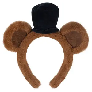 Cute Bear Ears Headband Halloween HairBand Animal Costume Children Adult Party Accessories for Halloween Cosplay
