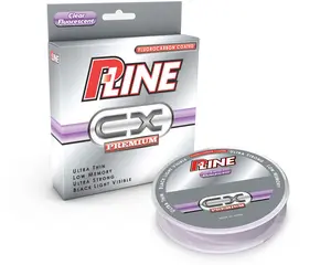 P-Line CX Premium Fluorocarbon Coated Line - Clear Fluorescent