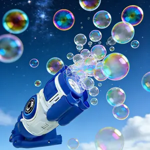 Children's bubble machine toys, fully automatic bubble toys, bubble guns for children aged 2-8, bicycle decorations, outdoor toys, birthday and Christmas party gifts