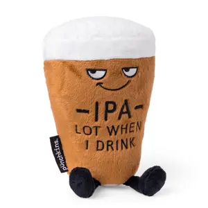 "IPA Lot When I Drink" Pint Glass Plush