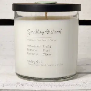 "Sparkling Orchard" Candle - Pear, Apricot & Orange | Studio Tumbler, 10oz