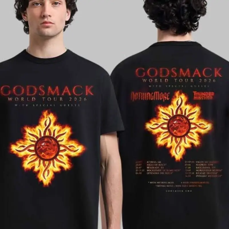 Godsmack Tour 2026 Hard Rock Graphic Gift For Fans T Shirt QB30721