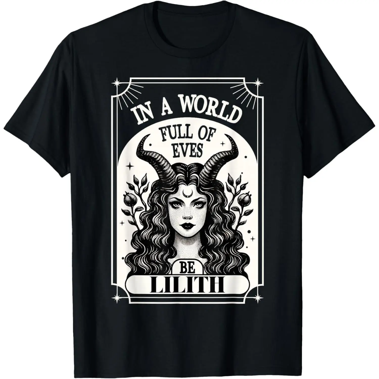 “In a World Full of Eves, Be Yourself” Feminist Quote T-Shirt | Women’s Empowerment Tee | 100% Cotton Casual Top