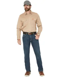 Wrangler Men's Fr Medium Wash Slim Bootcut Stretch Denim Jeans - 112369395