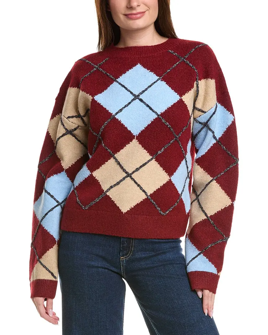 English Factory Argyle Sweater
