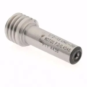 SPI Plug Thread Gage: 1/2-13 Thread, 3B Class, Single End, No Go Steel, Size 2 Handle Not Included 34-288-1