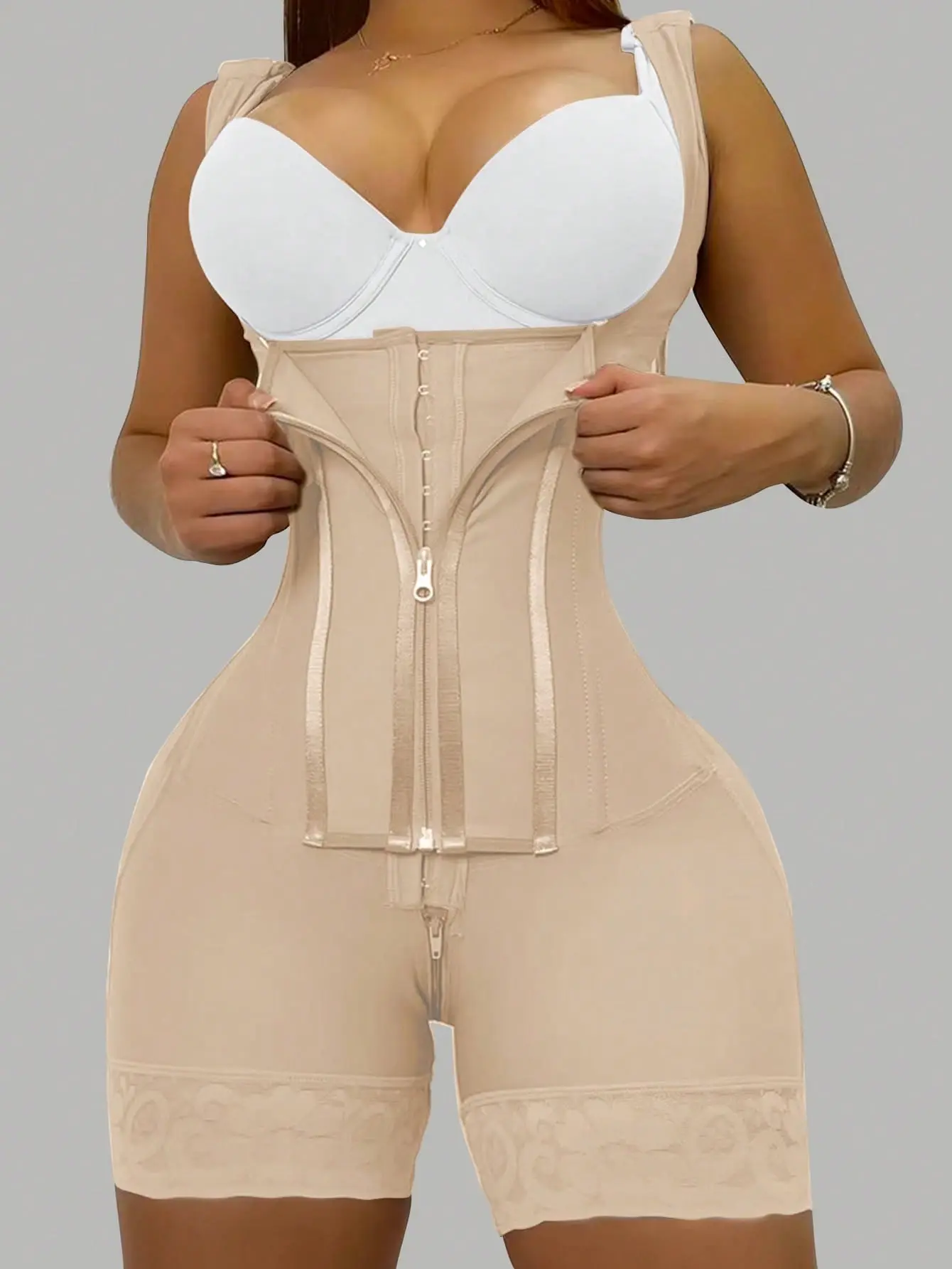 SHAPEGUY Colombian High Compression For Women Full Body Shaperwear Tummy Control Butt Lift Breathable Slimming Girdle