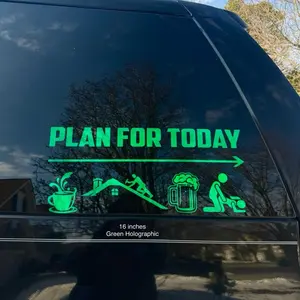 Funny Roofer Decal Sticker for Car, Trucks, SUV's, Decor 4 Different Sizes, Glass Doors, Vehicle Exterior Decoration
