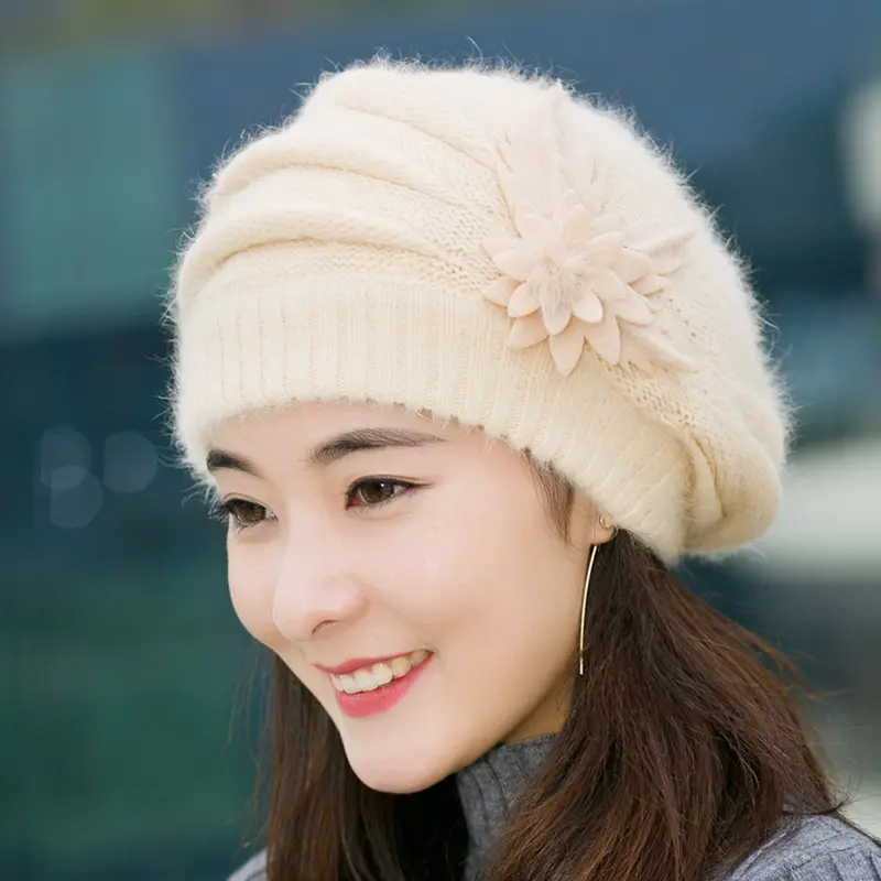 Triple Bar+Flower Beige