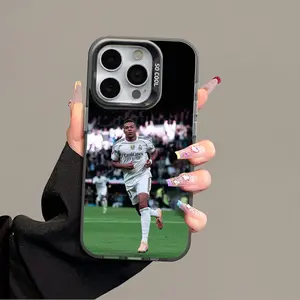 Mbappé IPhone 17 Promax Phone Case Anti Drop Protective Case Suitable For iphone 16 15 14 13 SAMSUNG S25 24 23 22 ULTRA Acrylic Football Phone Case
