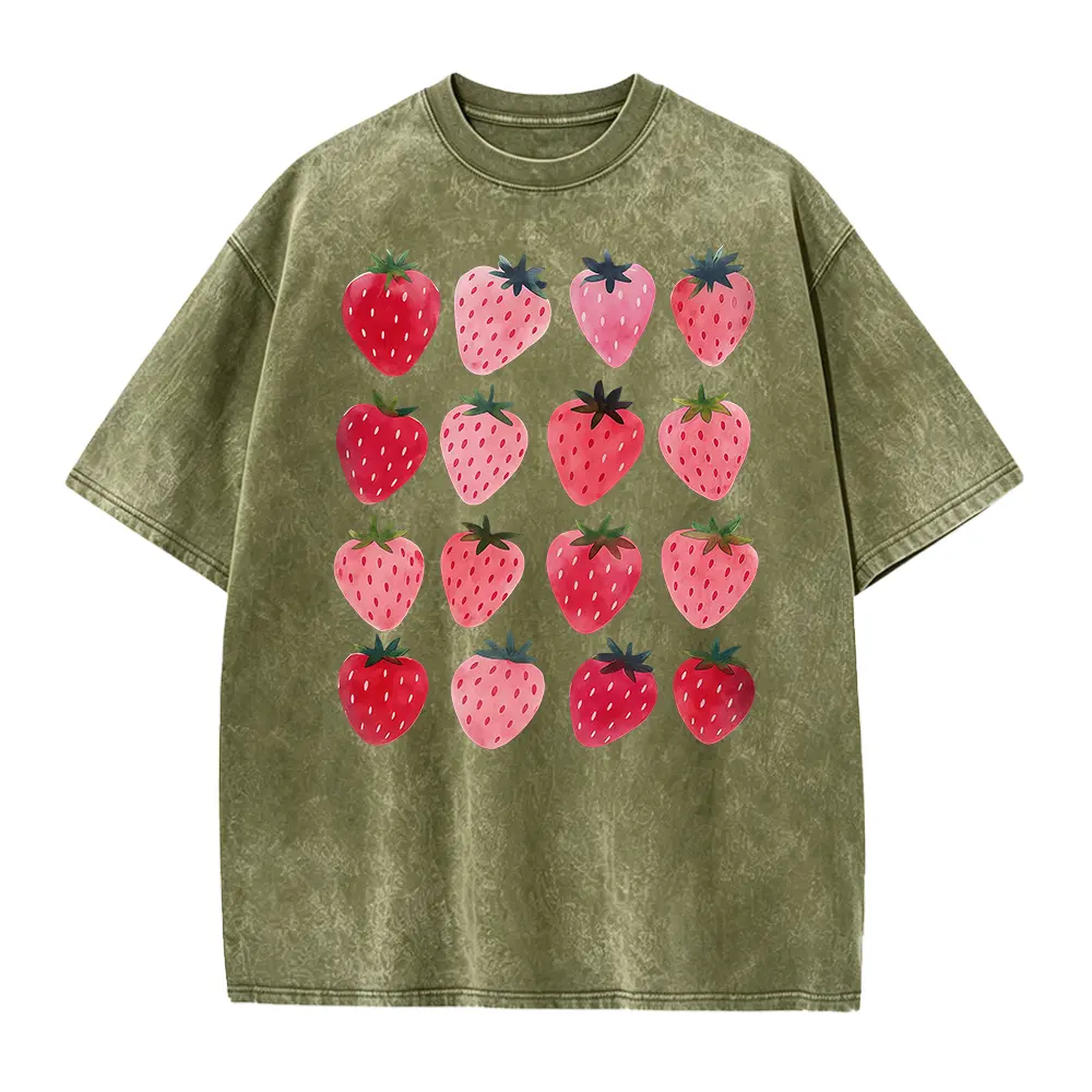 Strawberry T-shirt | Cottagecore Botanical Tee