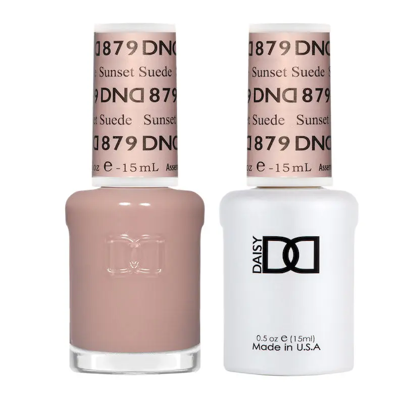 DND UV Gel Nail Polish & Nail Lacquer #879 Sunset Suede, for Manicure Use, Cosmetic, Cutics, Gel Nails At Home
