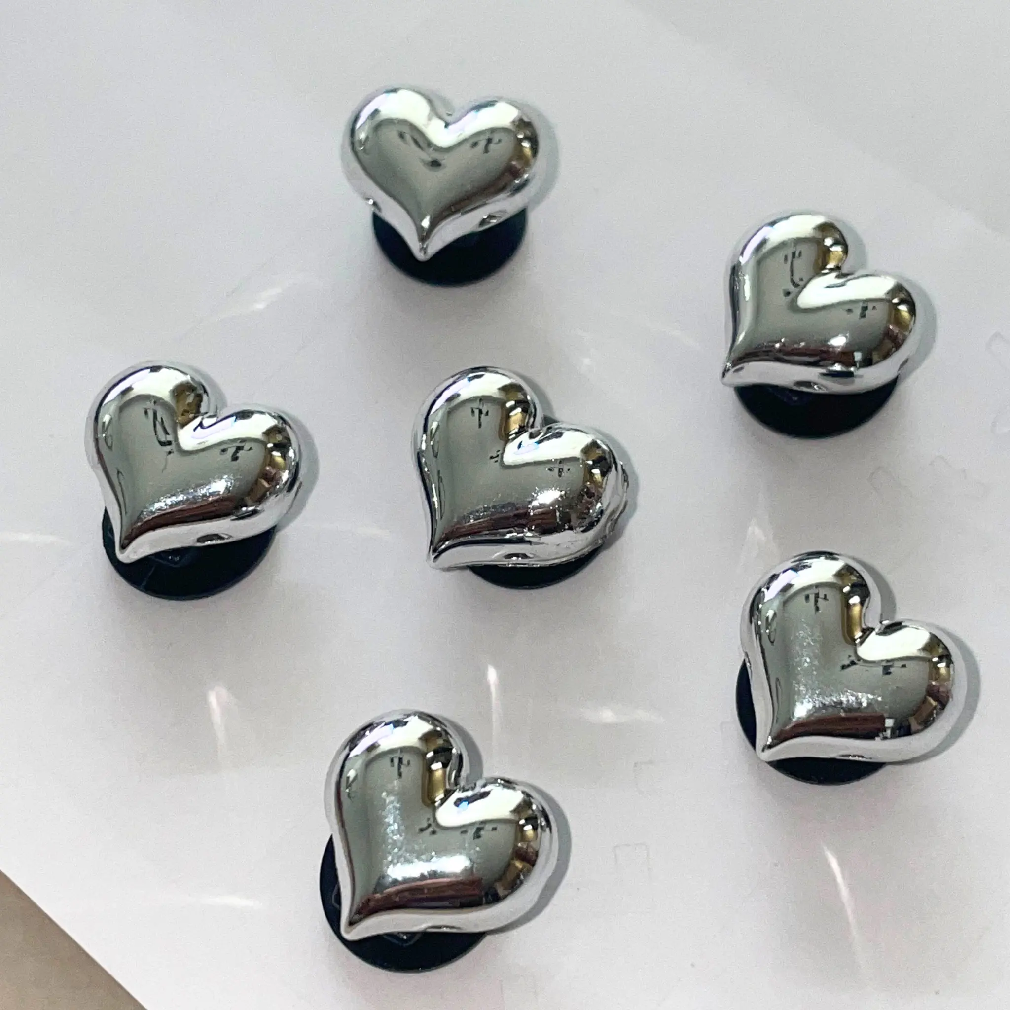 Silver Tiny Hearts (2 Pieces)