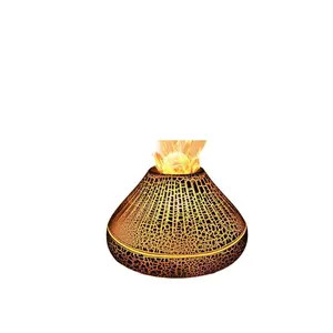 Flame Diffuser for Essential Oils Small Fire Diffuser with Cable Volcano Diffuser 160ML Dragon Diffuser Auto Off Black Flame Diffuser Humidifier