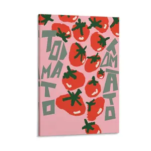 Trendy Canvas Art Cute Tomato Pictures for A Modern Kitchen And Dining Setup. Canvas Poster Bedroom Decor Sports Landscape Office Room Decor Gift Frames Ornaments