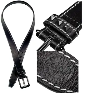 Affliction Men's Leather Belt Spike