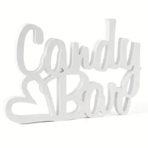 German Candy Bar Table Centerpiece, Elegant Candy Bar Sign for Dessert Tables, Perfect for Weddings & Engagements
