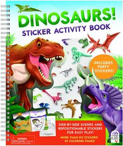Dinosaurs! Sticker Activity Book -- Cottage Door Press - Other