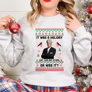 True Crime Ugly Christmas Party Graphic Sweatshirt, Keith Morrison Ugly Christmas True Crime Christmas Pullover Hoodie For Men & Women