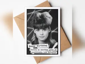 Katie Doodle - Funny Birthday Card for Friend, (Handmade in USA), Birthday Gifts for Friends, Birthday Cards for Daughter-in-Law, Sister, Girls, Women (Vintage)