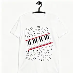 Michael Jackson Beat It T-Shirt,Unisex shirt, Beat It Keyboard T Shirt Piano & Music Notes graphic tees AP Summer Top