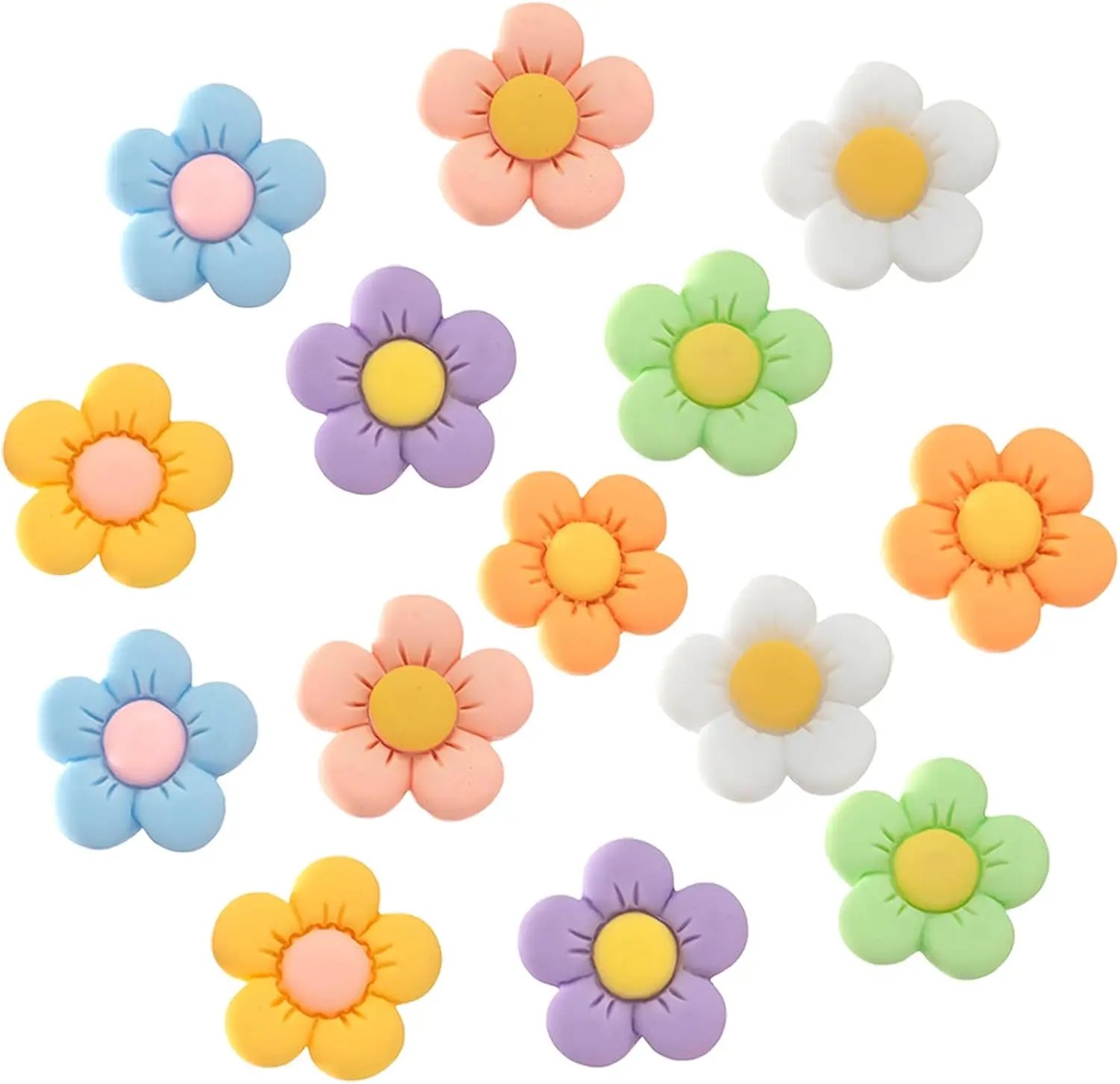 14pc resin flower