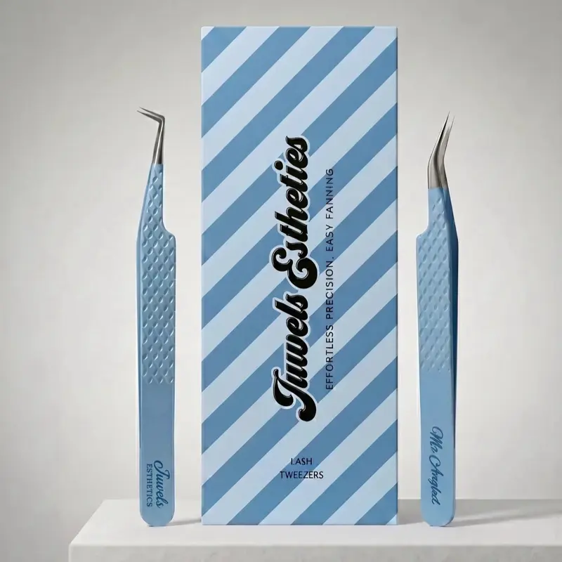 Baby Blue Tweezer Duo