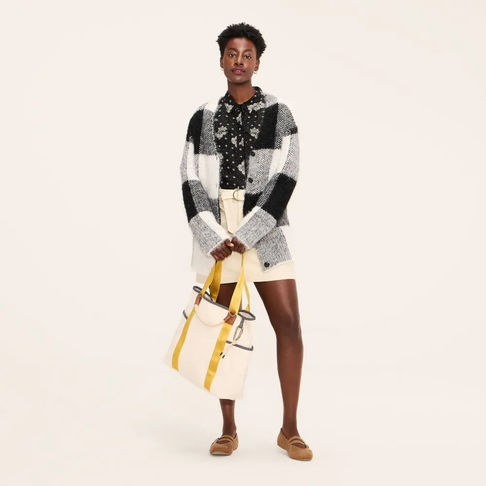 Women's Buffalo Check Relaxed Cardigan - Woolrich