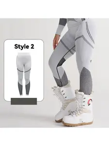 Outdoor Ski Quick-Dry Clothing Autumn Winter Sports Ski Suit Innerwear Set Moisture-Wicking Sweat-Wicking Warm Base Layer Quick-Dry Top