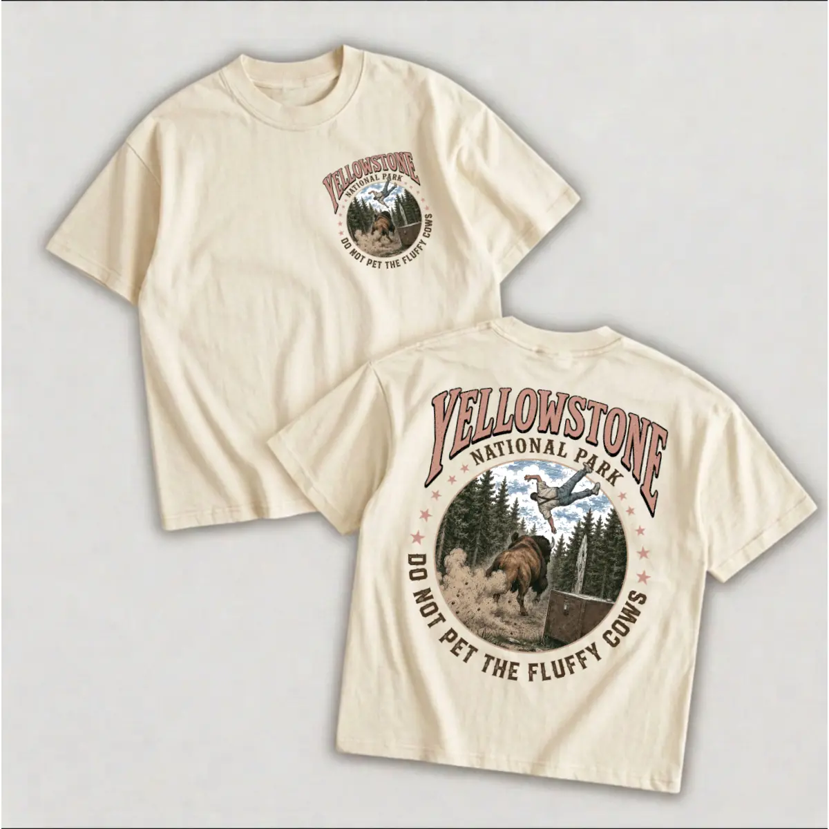 Yellowstone National Park Shirt, Yellowstone Shirt, National Park Lover Shirt, Hiking Shirt, Nature Shirt, Yellowstone Top Womenswear Gift for Her