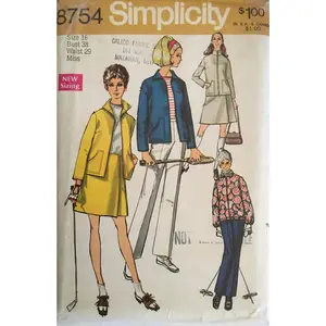 Simplicity 8754 Sewing Pattern (Vintage) UNCUT