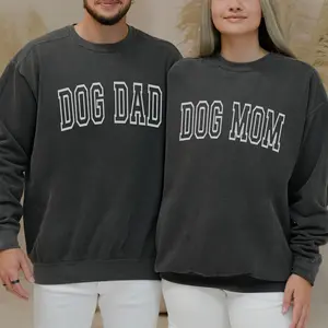 Dog Mom and Dog Dad Sweatshirts, Matching Dog Mom and Dad Sweater, Gift for Dog Mom and Dog Dad, New Dog Parents, Dog Mom and Dad Shirts
