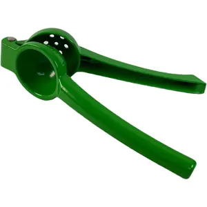 Metal Lime Squeezer, Citrus Juicer, Manual Press for Extracting the Most Juice Possible - Lime Juicer (Green)