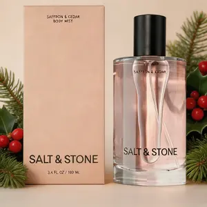Salt & Stone Saffron & Cedar Body Mist | Hydrating Hair & Body Spray | Vegan & Cruelty-Free | 3.4 fl oz