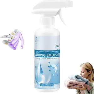 Clothing Emulsifier Stain Remover, Non-Ionic Laundry Pre-, Stain Remover for Clothes, Portable Dry Cleaning Stain Removal ,  Enzyme Laundry For Clothes (308ML)