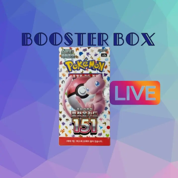 korean pokemon 151 booster box Scarlet & Violet