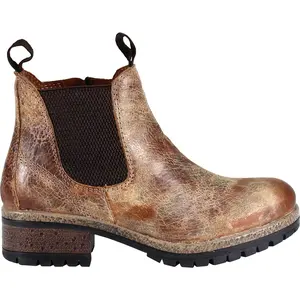 Diba True Womens Say So Round Toe Zippered Casual Boots Ankle Low Heel 1-2" - Brown