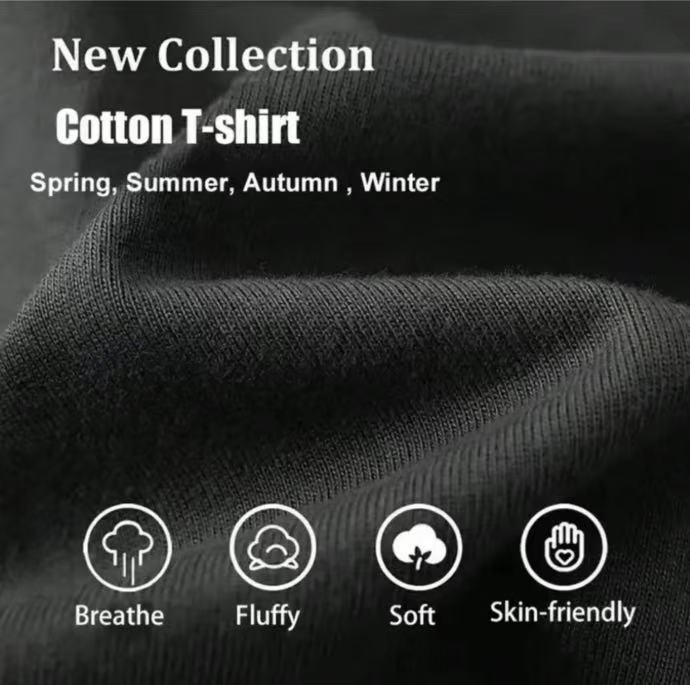 Minimalist Style Casual Cotton Short Sleeve Letter Print "Stay Sober" T-Shirt for Men Black Fabric Menswear