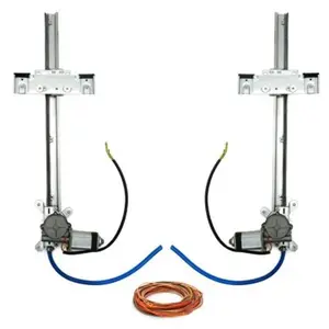 AutoLoc Power Accessories AUTPW5500 2 Door Flat Power Window Kit U-Wire Driver/Passengers