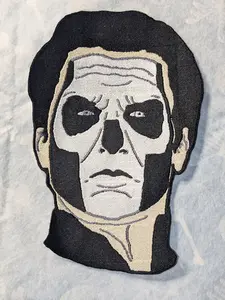 Ghost Papa Head Embroidered Back Patch