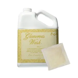 Tyler Candle Company Glamorous Wash - Laundry Detergent w/ Single Sachet Pouch - Diva fragrance (3.78L / 128oz)