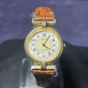 Women's Carriage by Timex Vintage Two Tone Braided Leather Watch