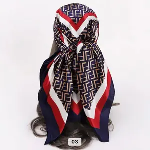 Navy Blue with Red and White Stripes Patterned Design Model 03 Fashion Accessory