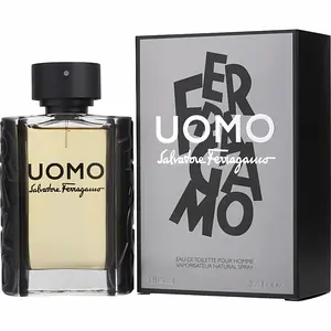 Ferragamo Men's 3.4 Ounce Uomo Eau de Toilette