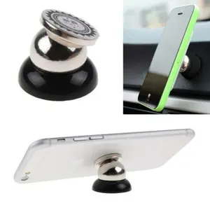 Magnetic Car Cell Phone Holder Mount Dash 360 Rotating For iPhone GPS Samsung LG Black