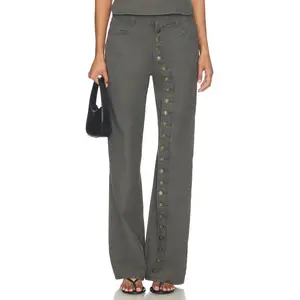 LIONESS Penny Pant in Moss LIONESS Penny Pant in Moss